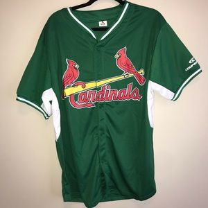 St. Louis cardinals green baseball jersey